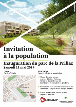 Estavayer - Inauguration du Parc de la Prillaz avec son fitness urbain